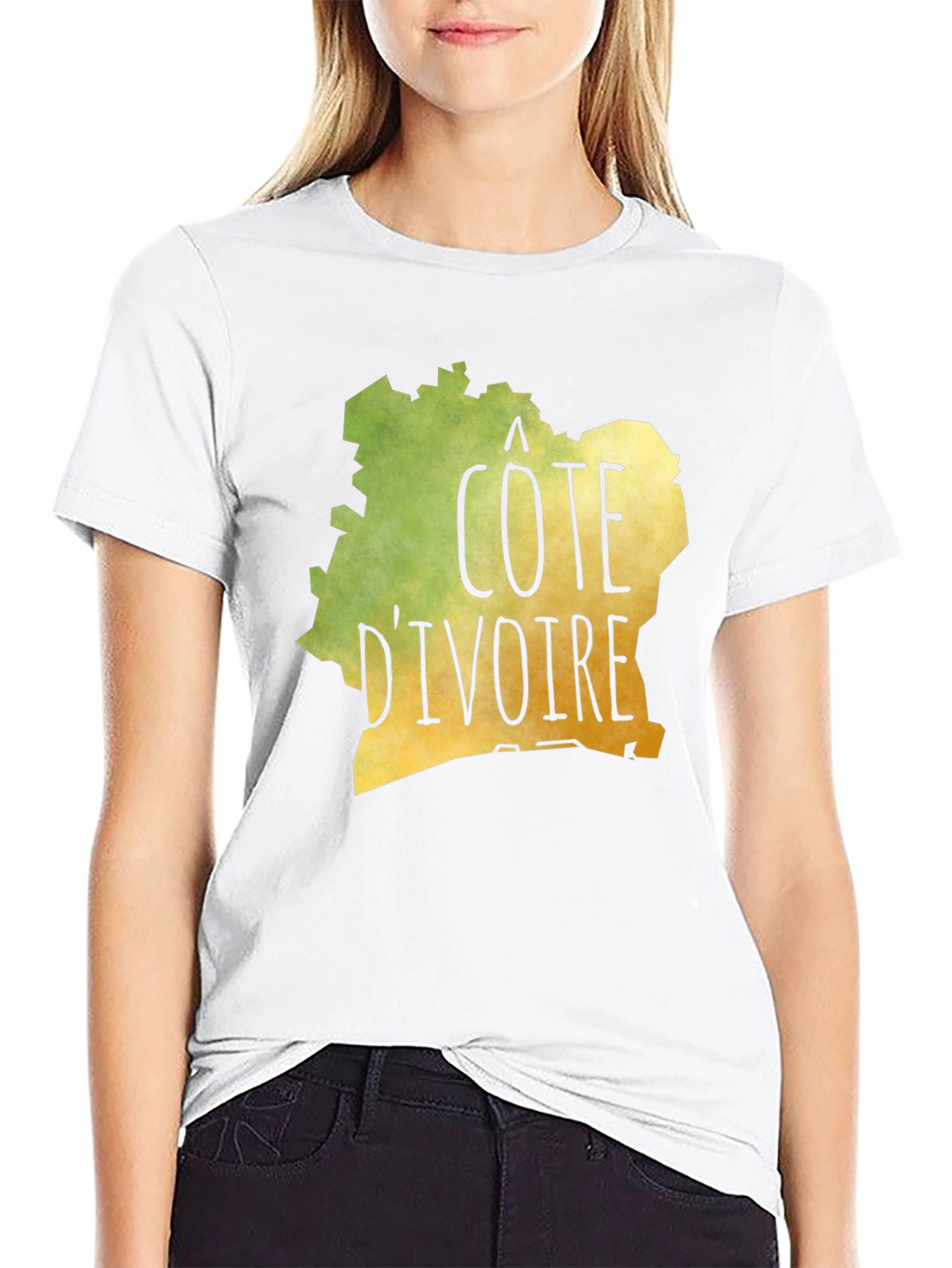 Cote DIvoire Graphic Tee - Black Unisex T-Shirt