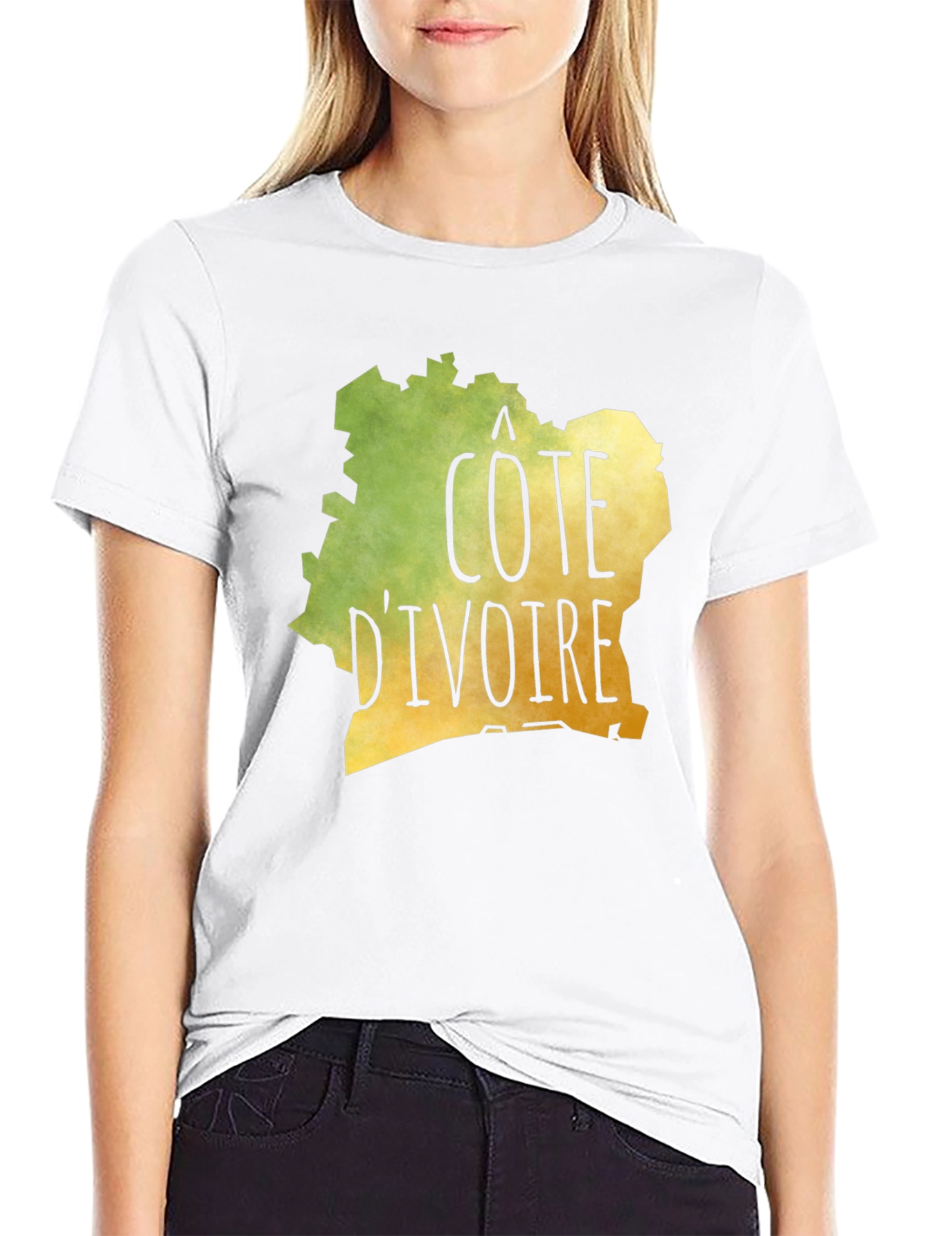Cote DIvoire Graphic Tee - Black Unisex T-Shirt