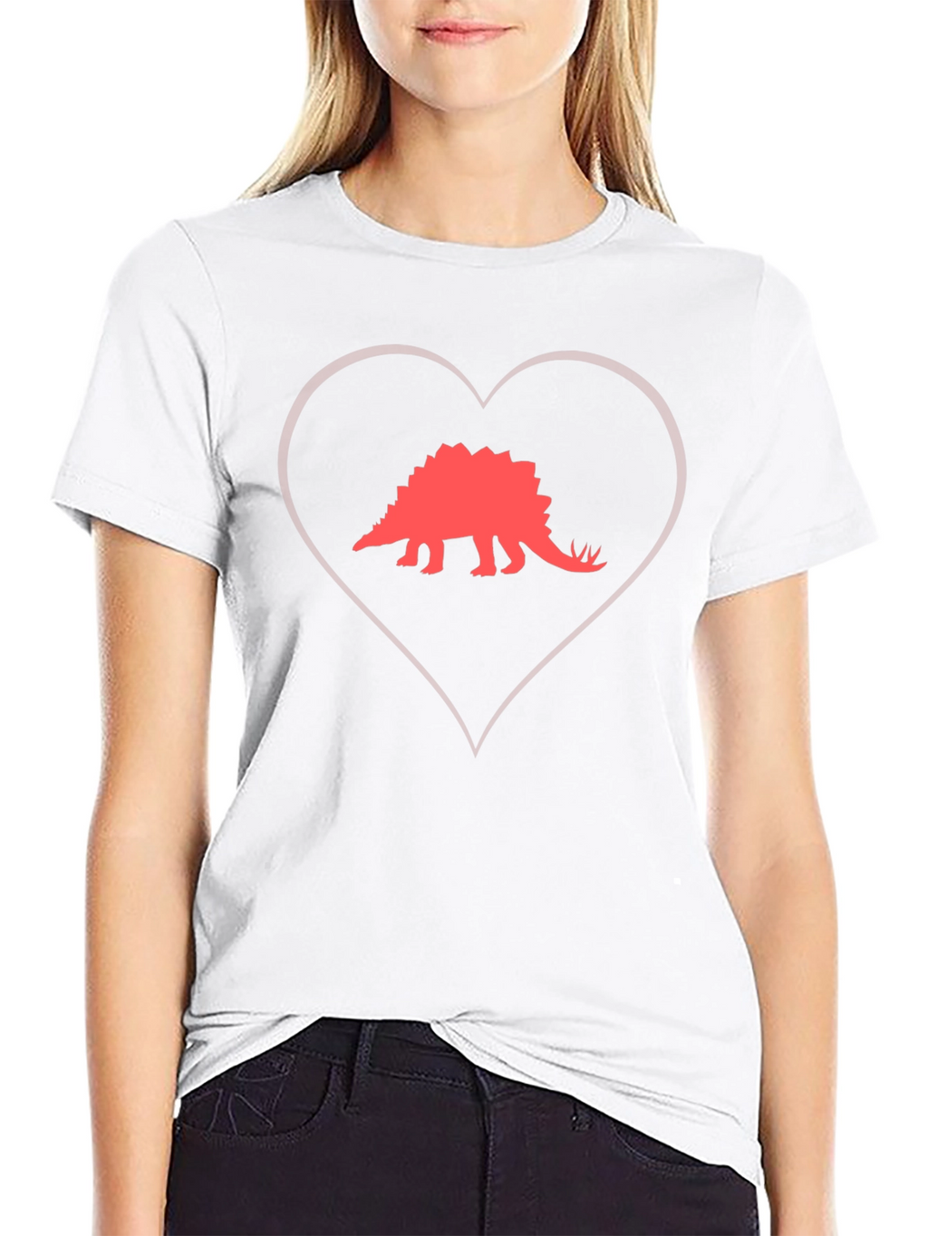 Dinosaur Heart T-Shirt - Graphic Tee