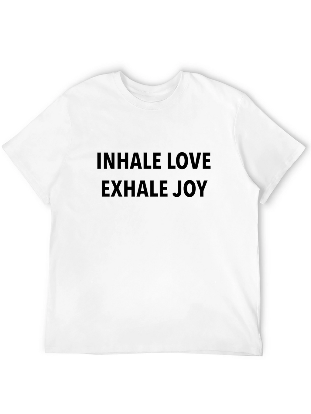 Inhale Love Exhale Joy Black T-Shirt