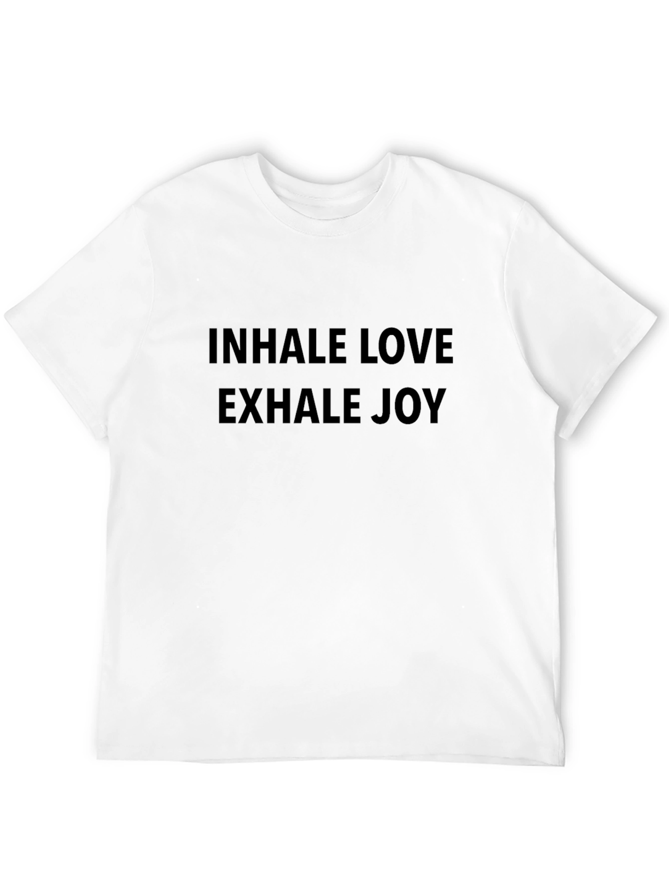 Inhale Love Exhale Joy Black T-Shirt