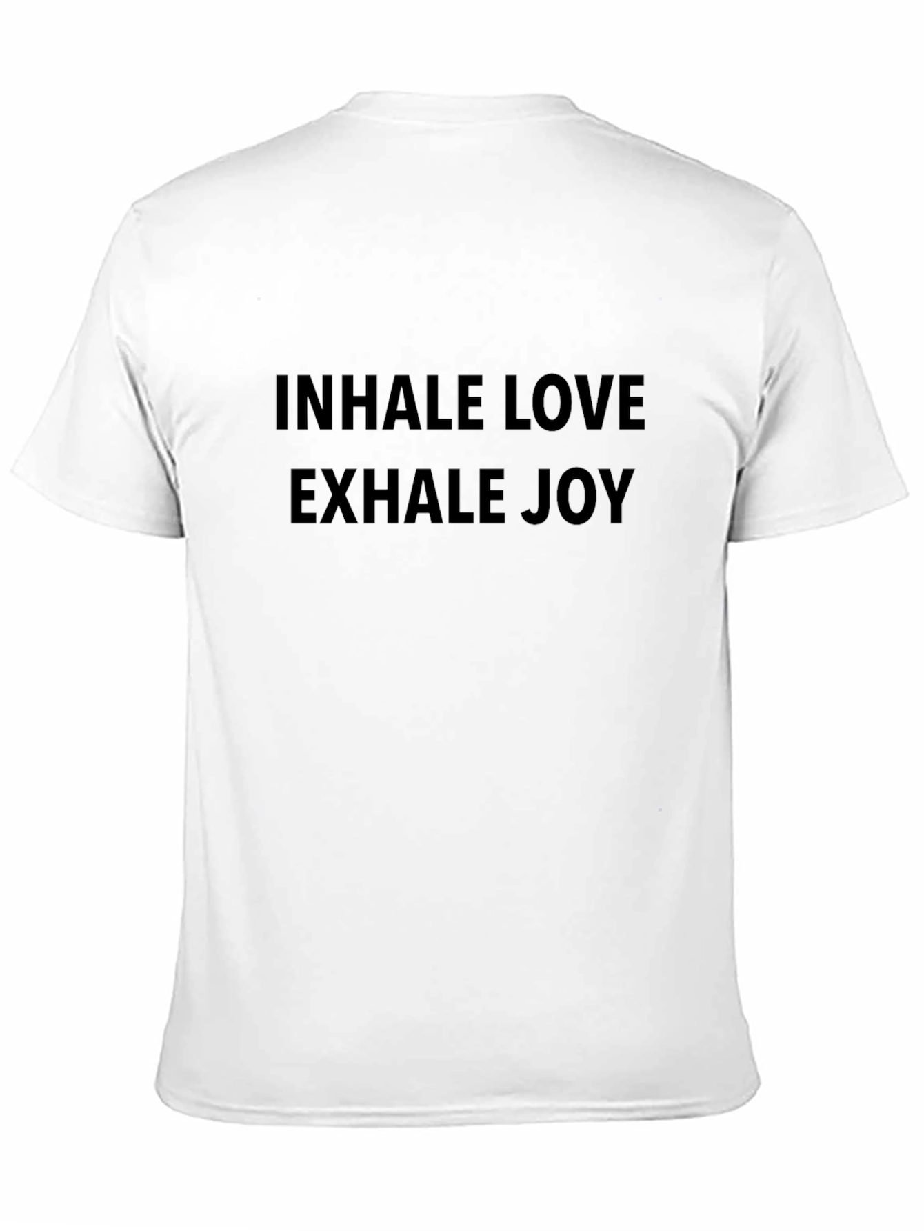Inhale Love Exhale Joy Black T-Shirt