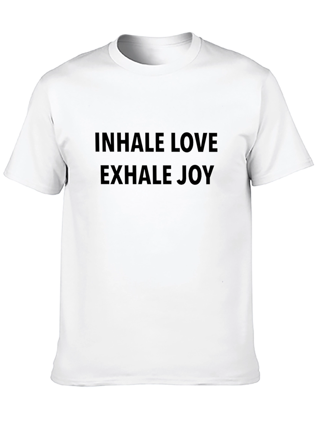Inhale Love Exhale Joy Black T-Shirt