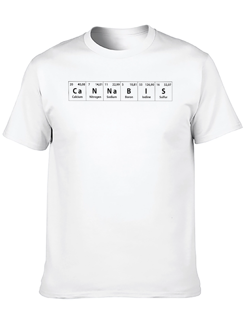 Cannabis Periodic Table T-Shirt - Science Tee