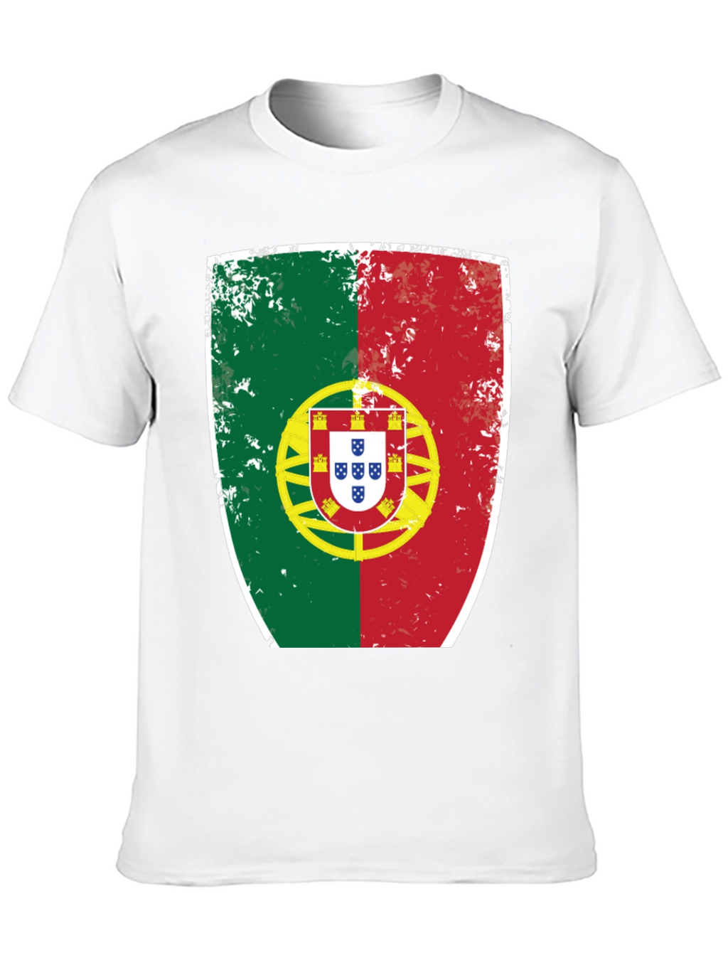 Portugal Flag Shield Graphic T-Shirt