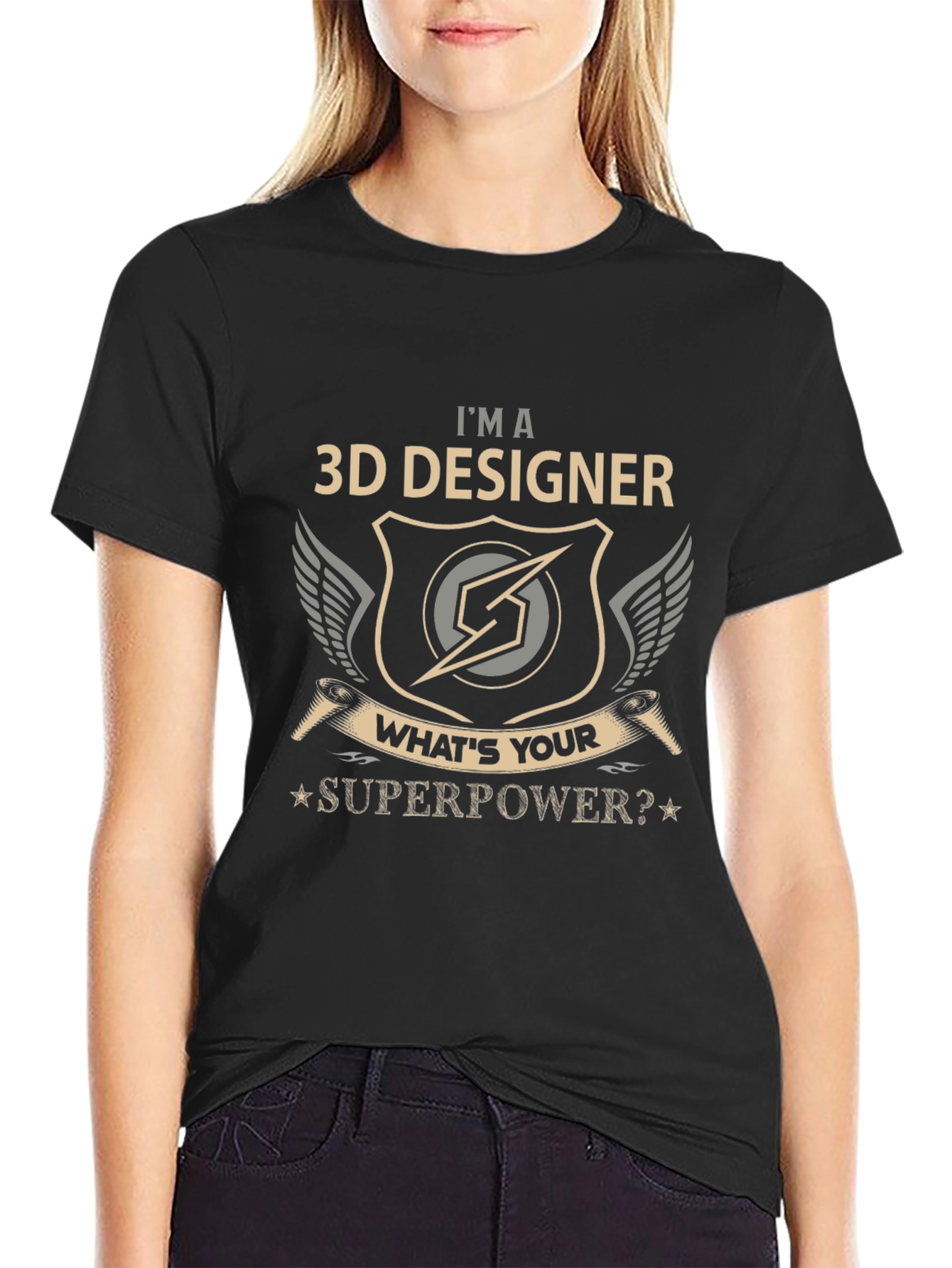 3D Designer Superpower T-Shirt