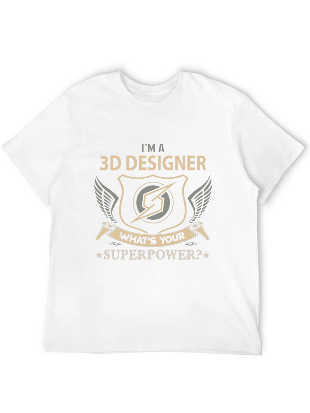 3D Designer Superpower T-Shirt