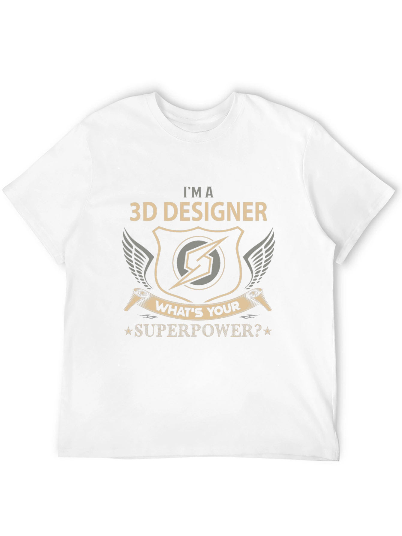 3D Designer Superpower T-Shirt