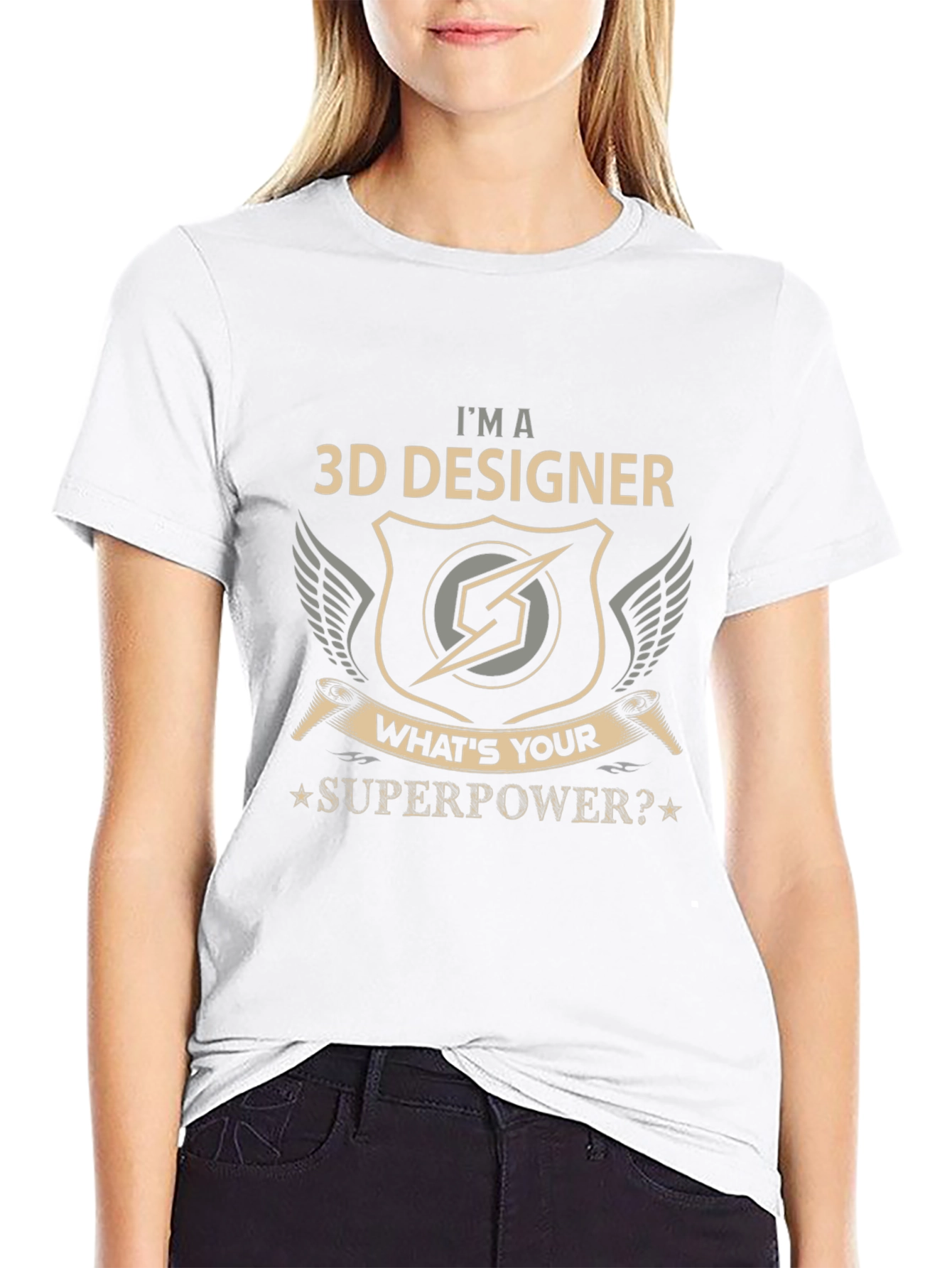 3D Designer Superpower T-Shirt