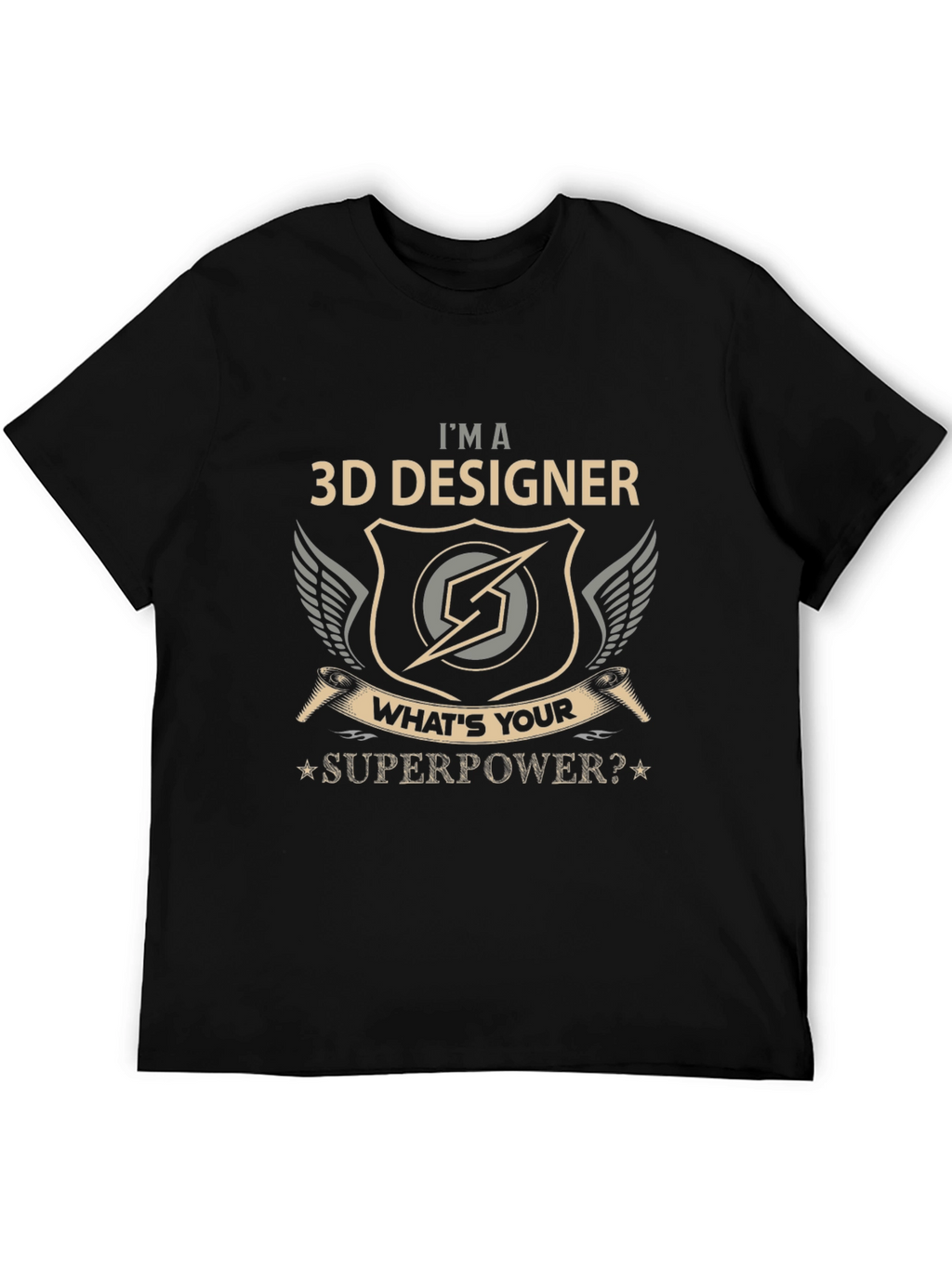 3D Designer Superpower T-Shirt