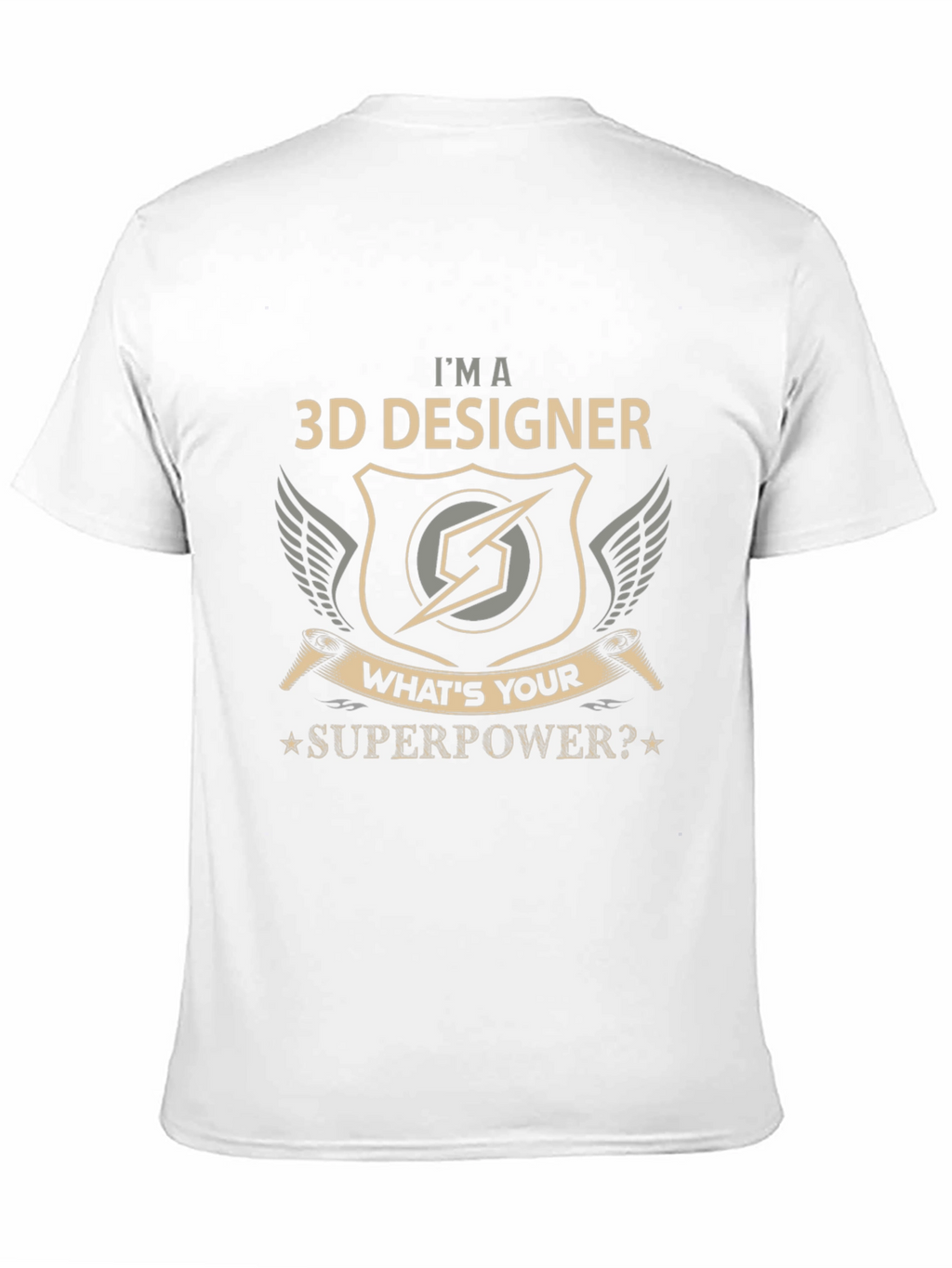 3D Designer Superpower T-Shirt