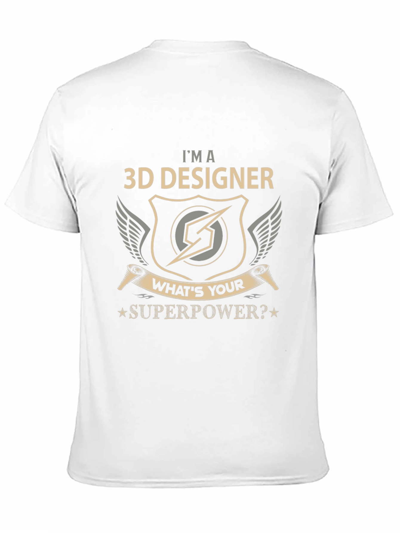 3D Designer Superpower T-Shirt