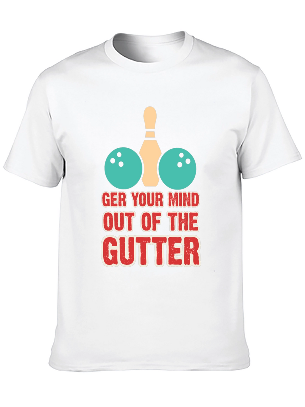 Bowling Mind Gutter Graphic Tee