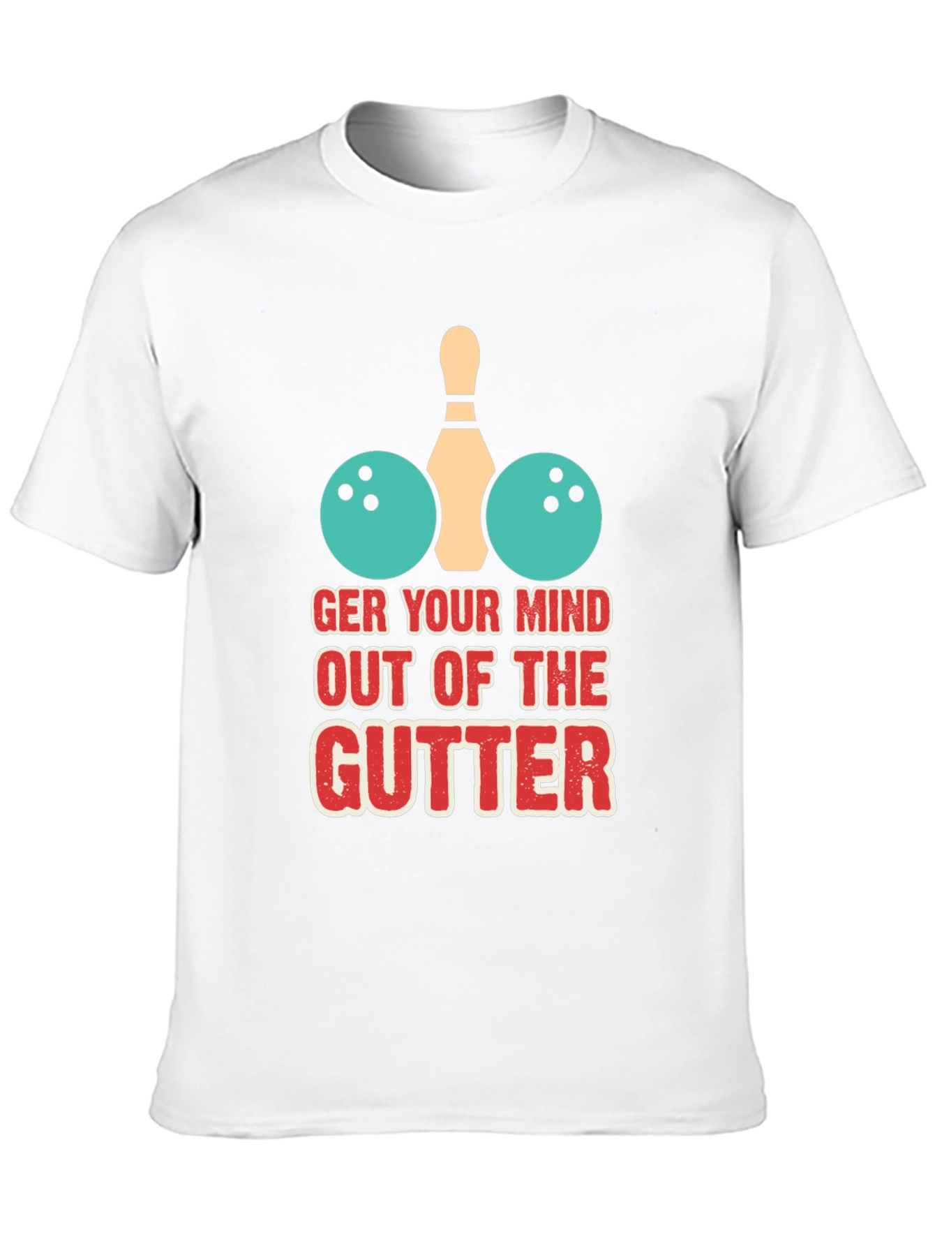 Bowling Mind Gutter Graphic Tee