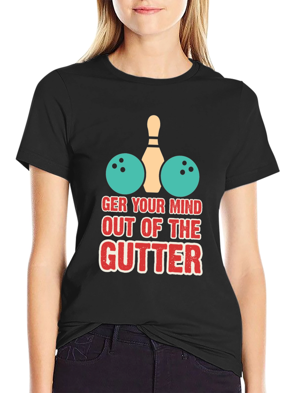 Bowling Mind Gutter Graphic Tee