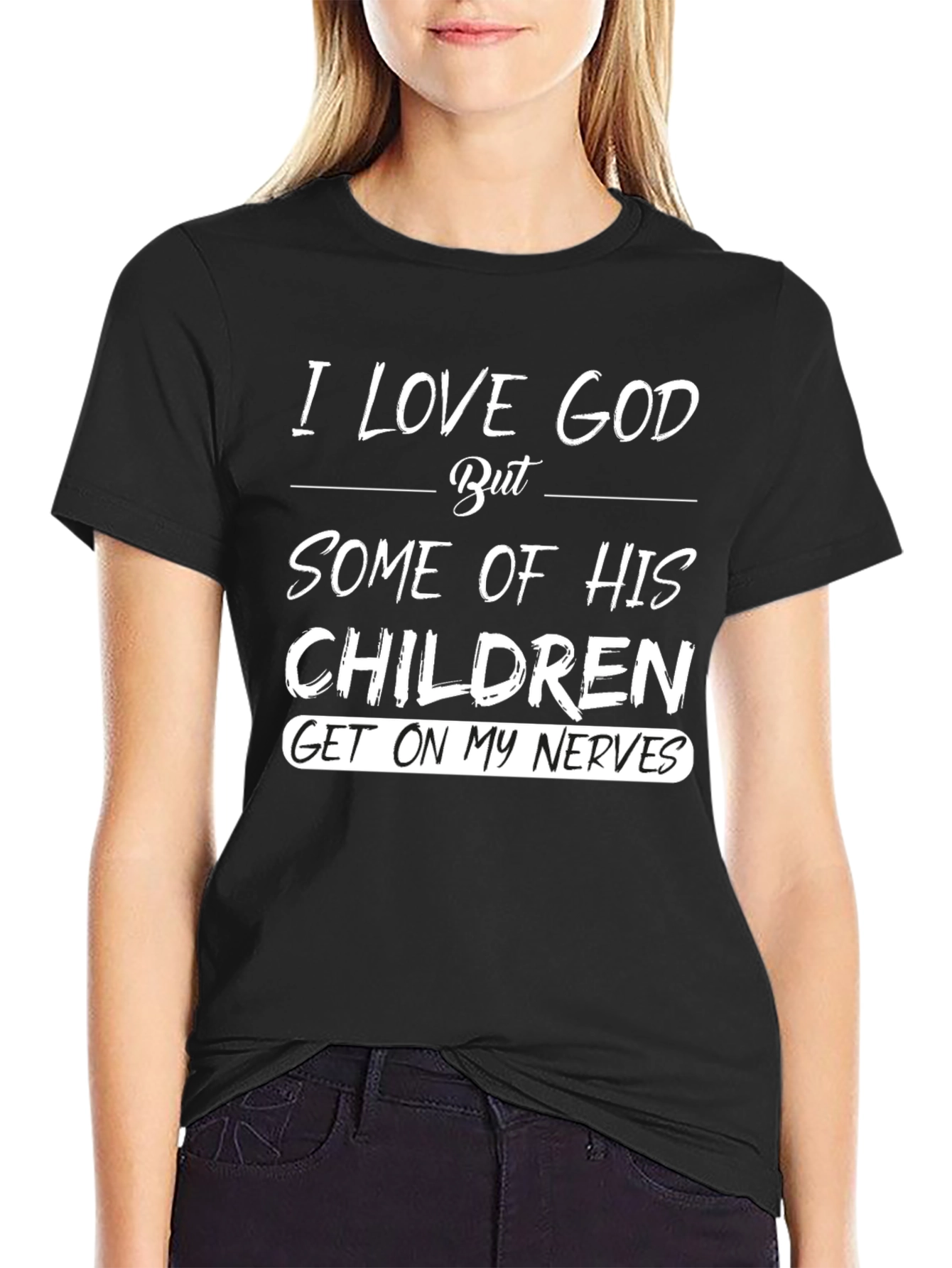 I Love God T-Shirt Funny Christian Humor Graphic Tee