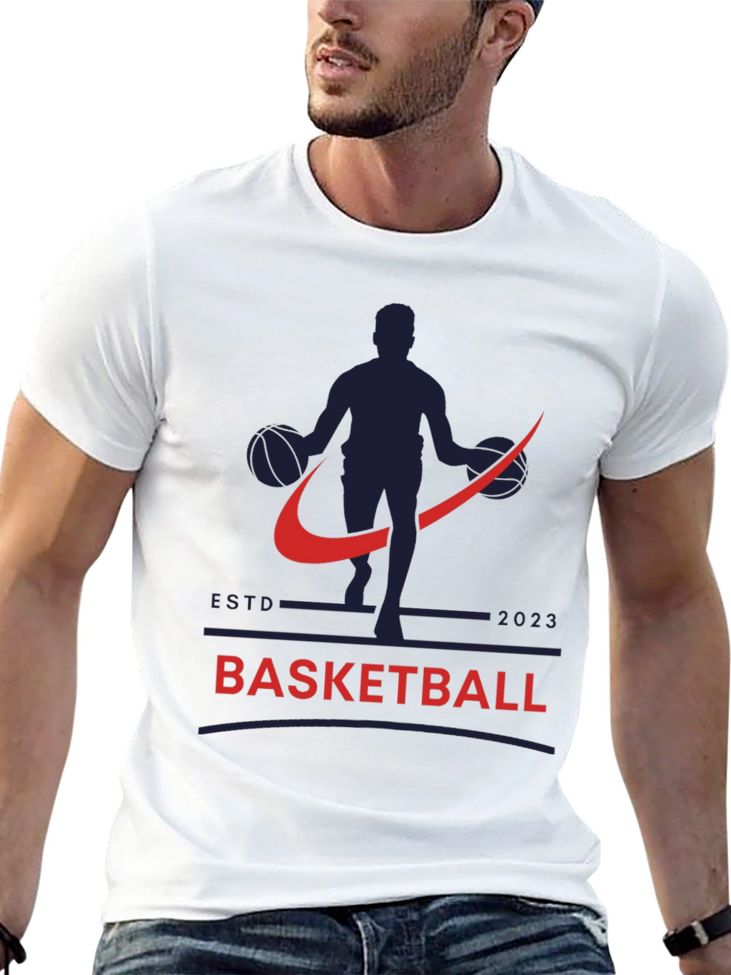 Basketball Graphic Tee - ESTD 2023