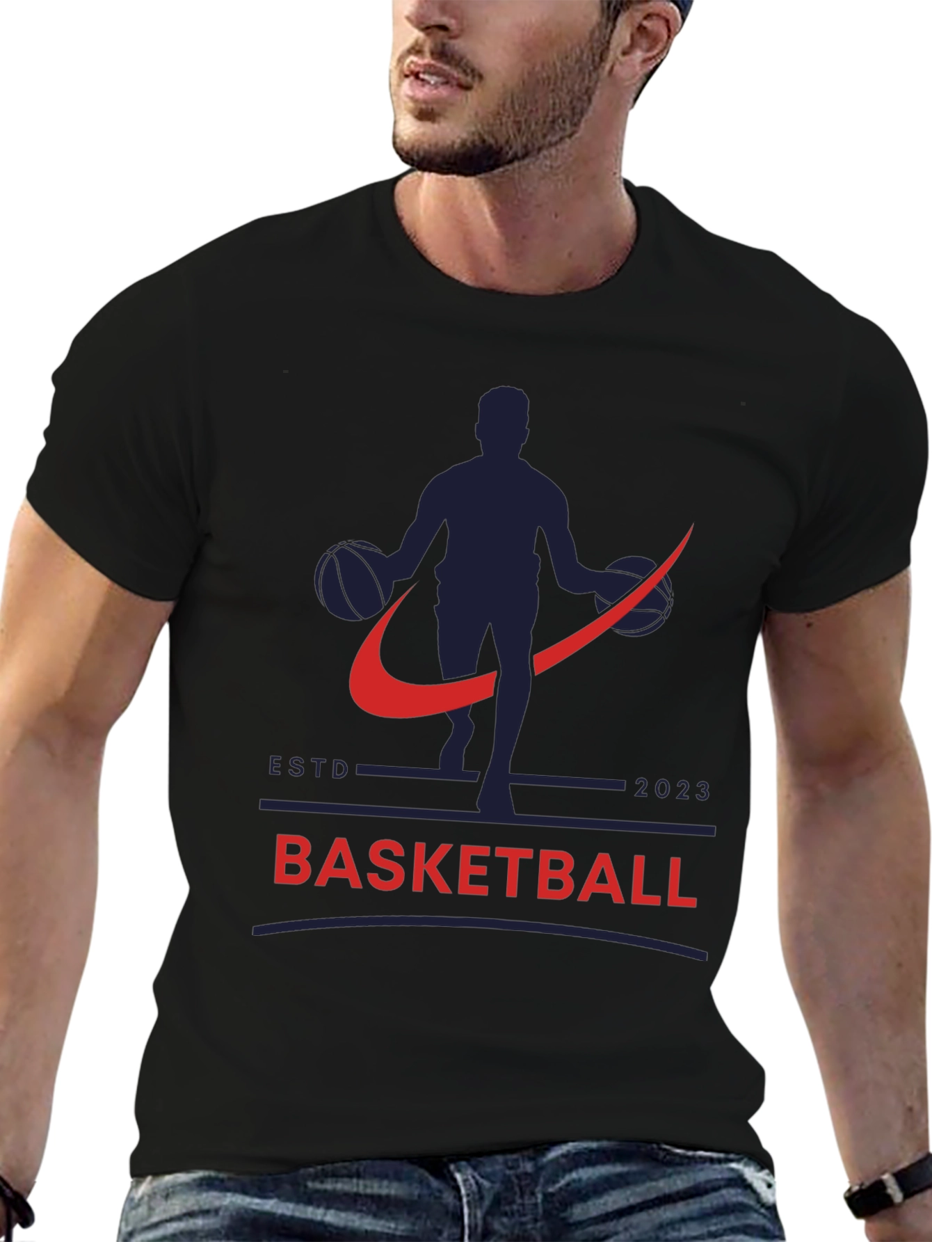 Basketball Graphic Tee - ESTD 2023