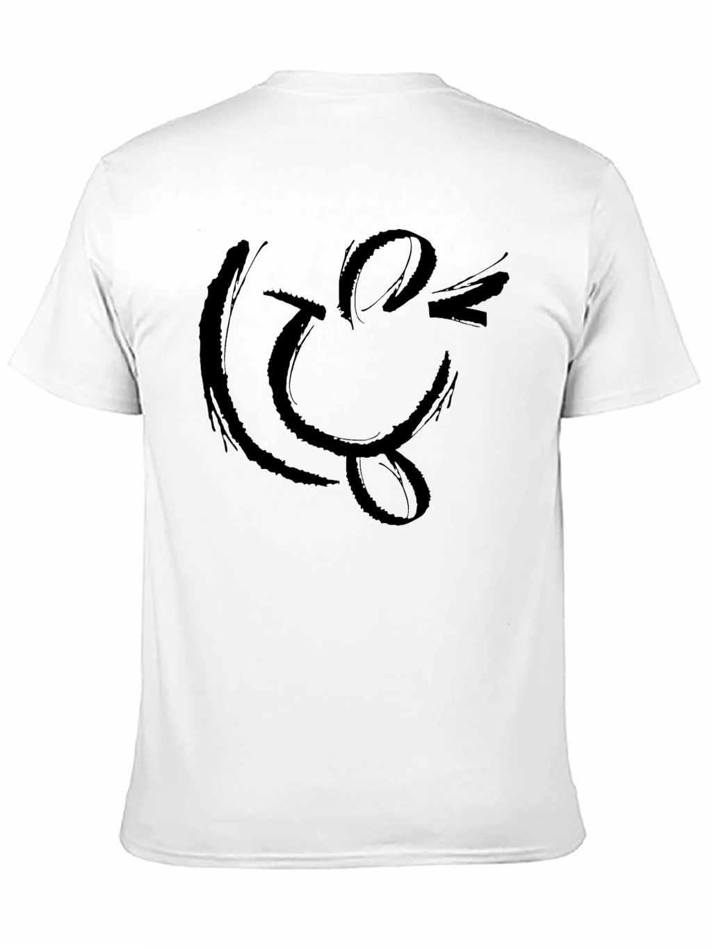 Smiley Face Graphic T-Shirt - Casual Comfort