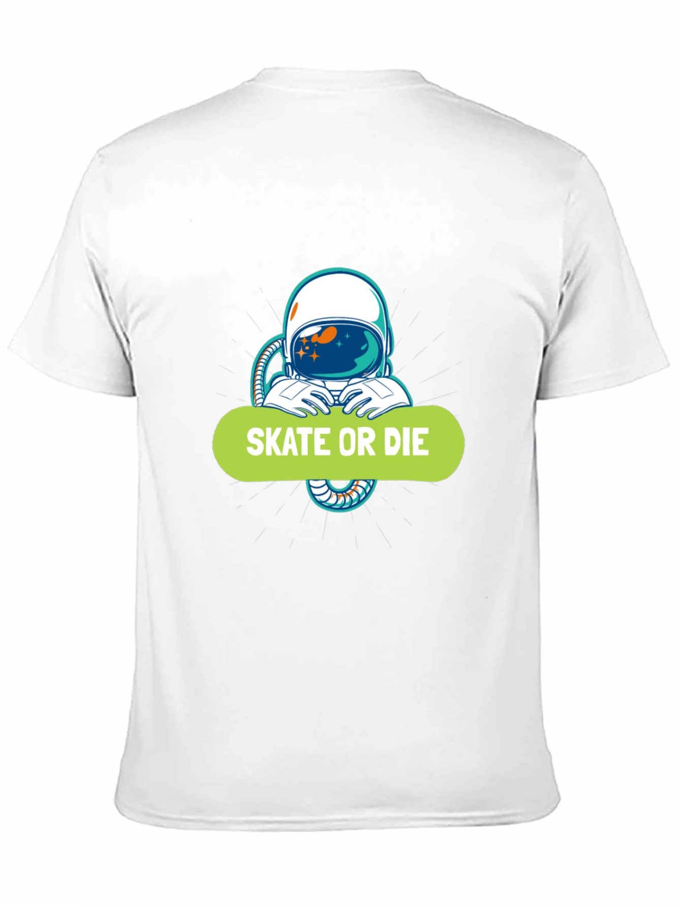 Skate or Die Astronaut Graphic Tee