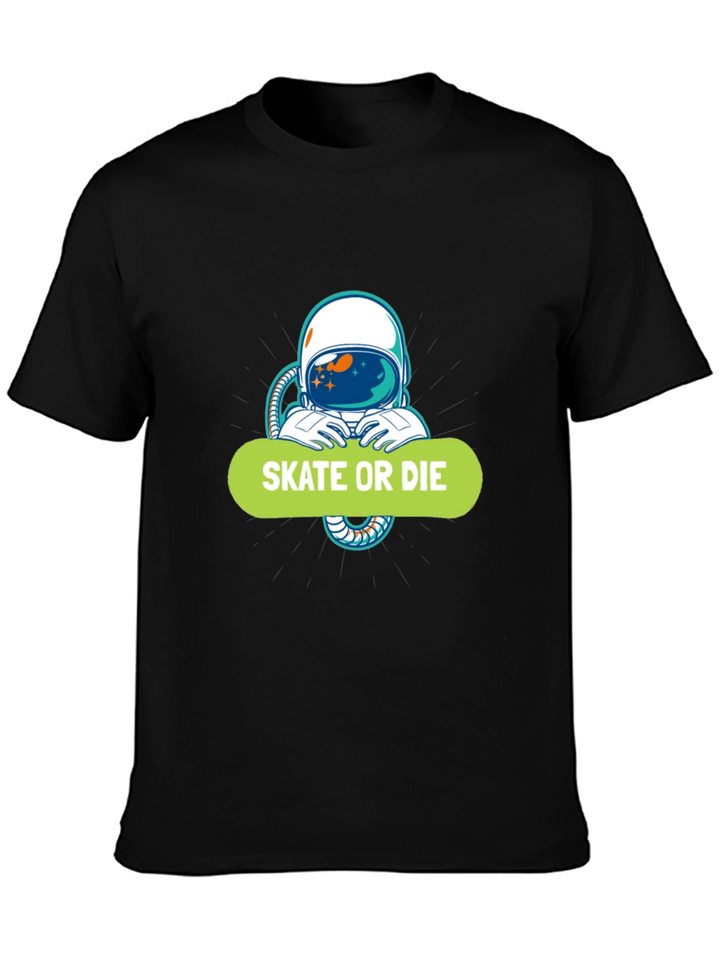 Skate or Die Astronaut Graphic Tee