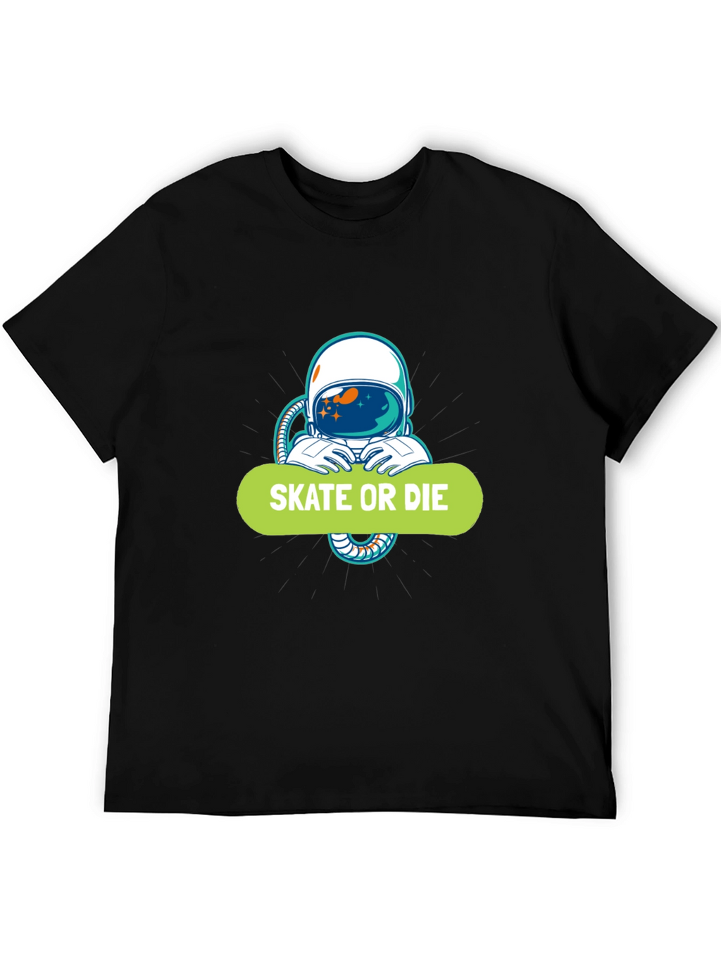 Skate or Die Astronaut Graphic Tee