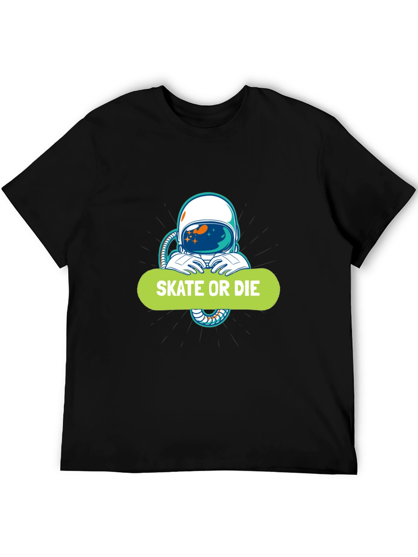 Skate or Die Astronaut Graphic Tee