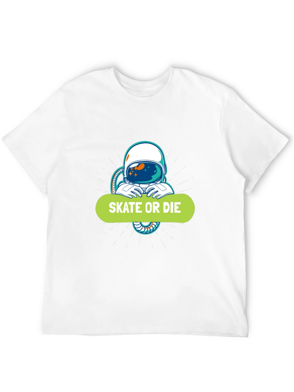 Skate or Die Astronaut Graphic Tee