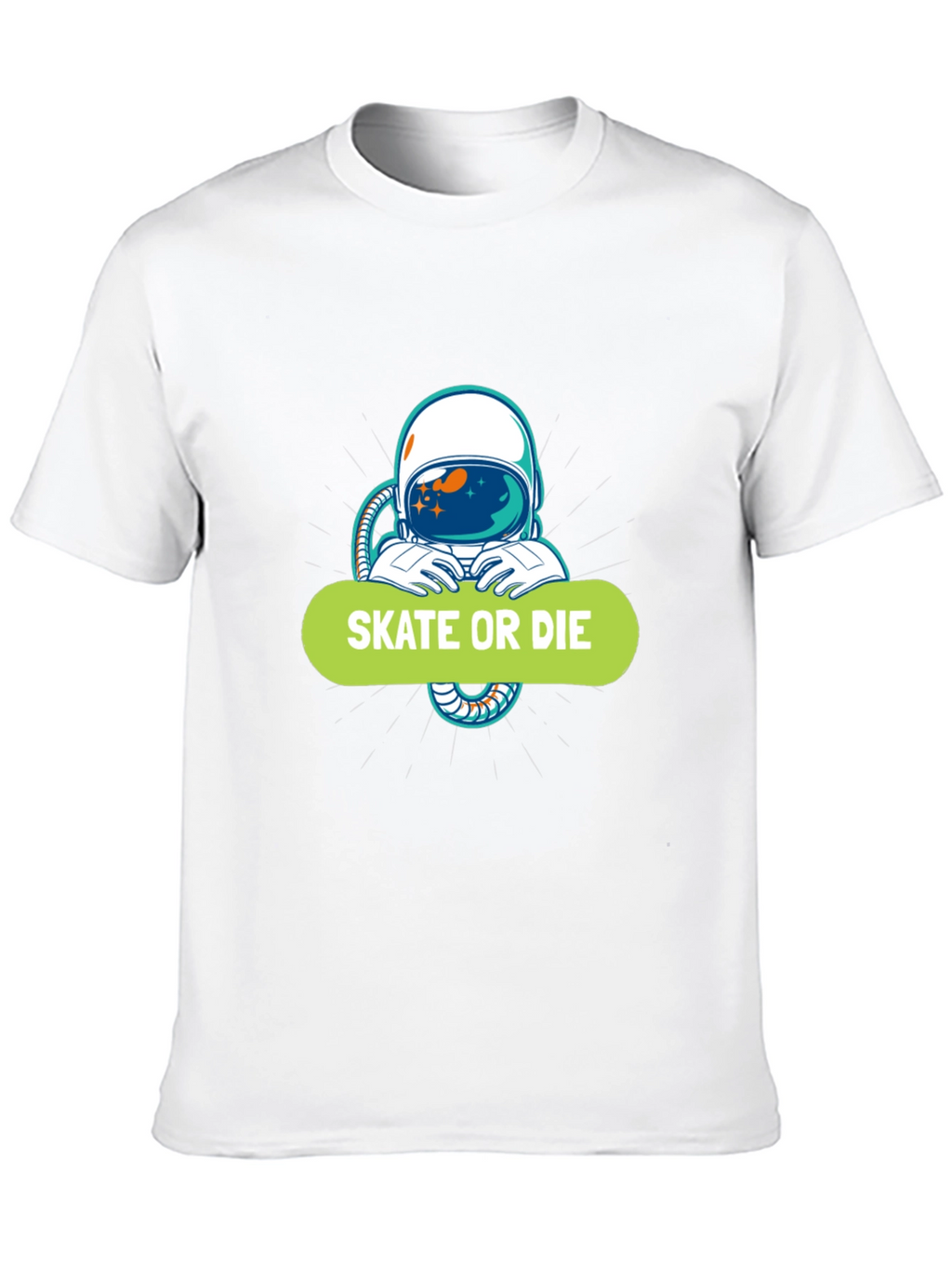 Skate or Die Astronaut Graphic Tee