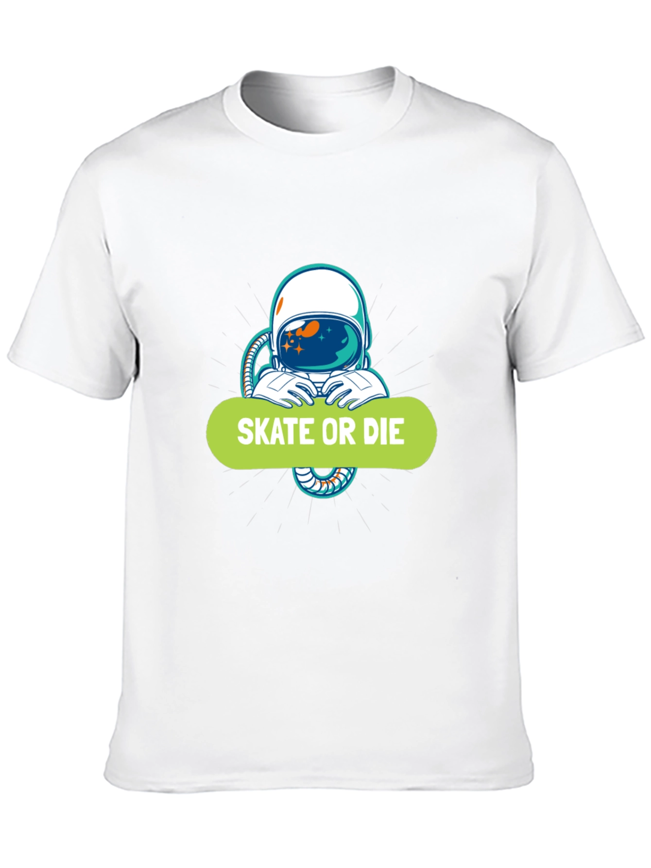Skate or Die Astronaut Graphic Tee
