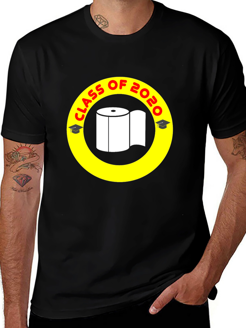 Class of 2020 Toilet Paper Graphic T-Shirt