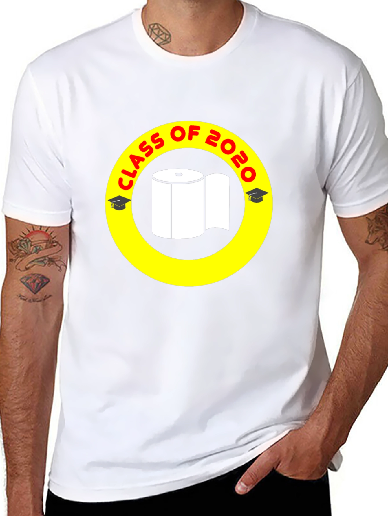 Class of 2020 Toilet Paper Graphic T-Shirt