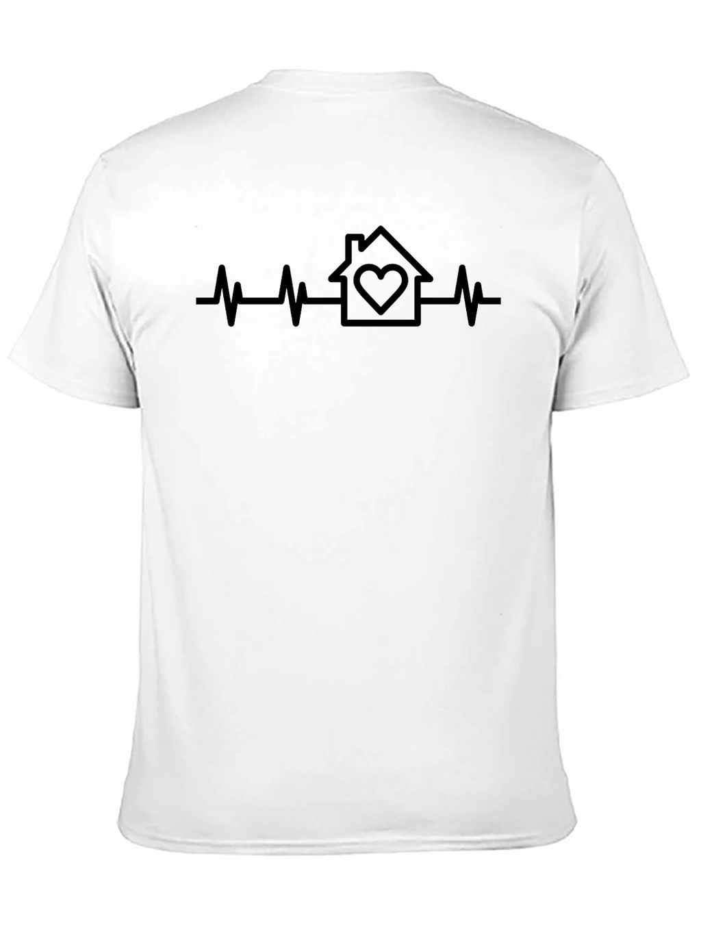 Home Heartbeat Black Tee
