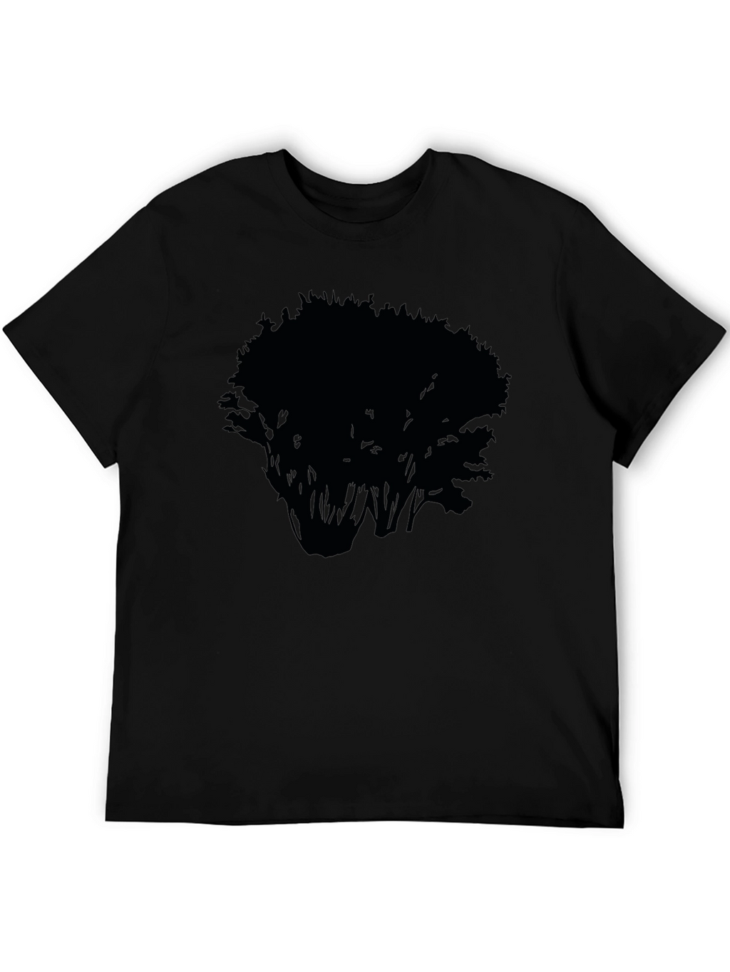 Mens Black Tree Graphic Tee - Nature Inspired Style
