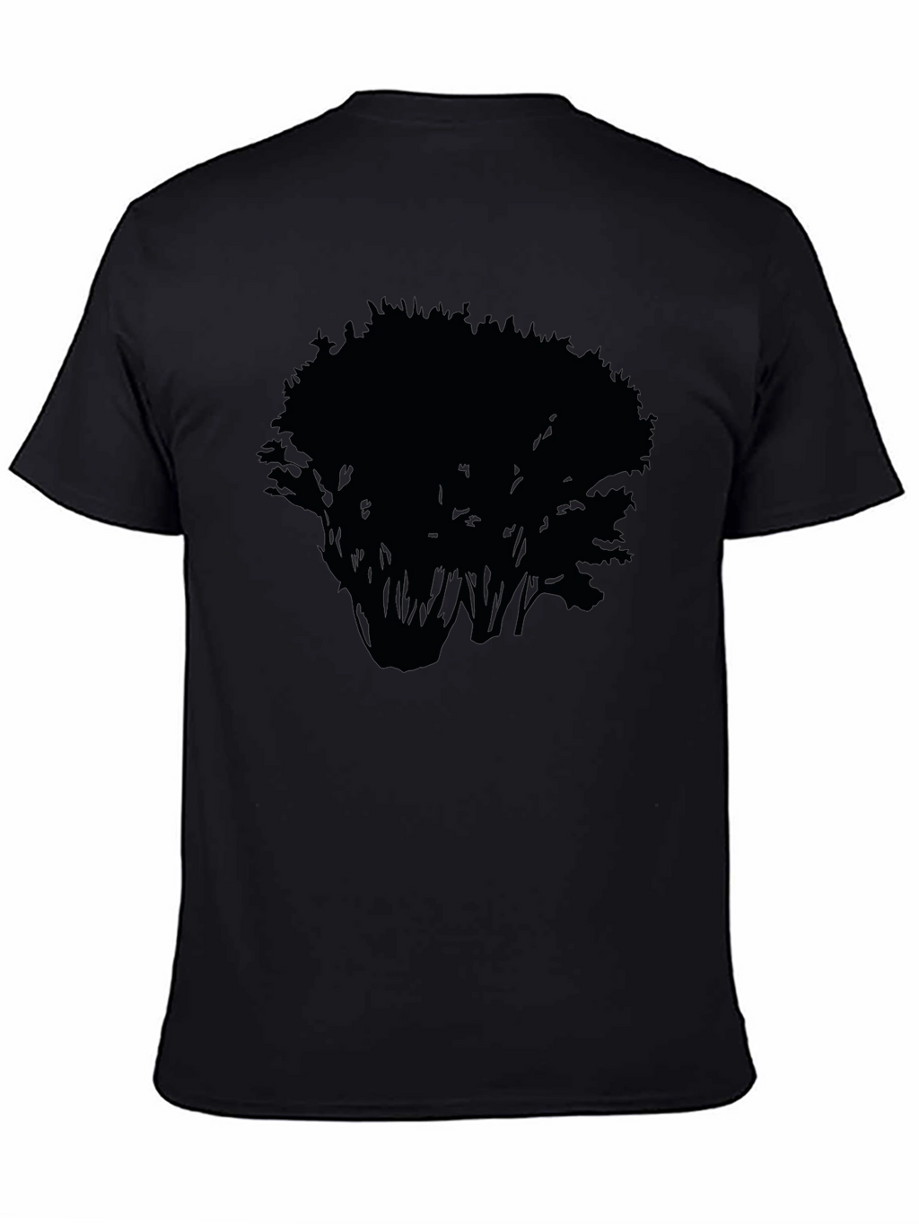 Mens Black Tree Graphic Tee - Nature Inspired Style