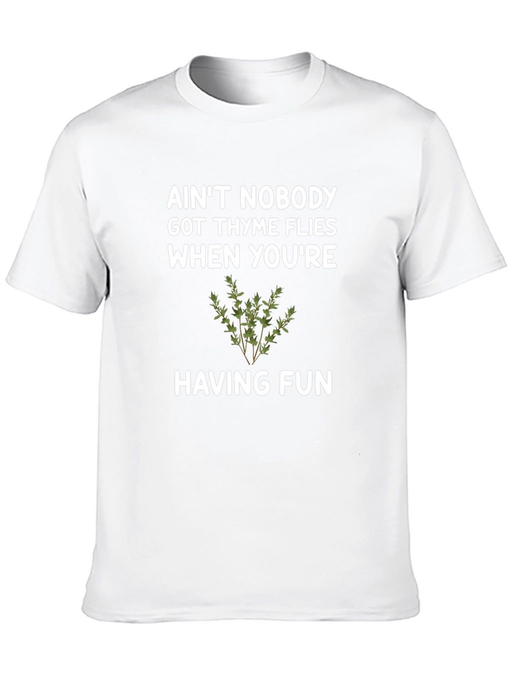 Aint Nobody Got Thyme Funny Graphic Tee