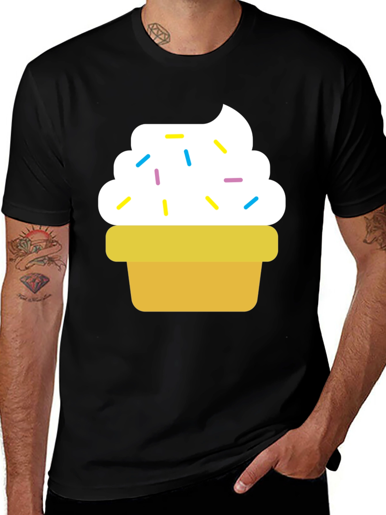 Cupcake Graphic Tee - Sweet Treat Style