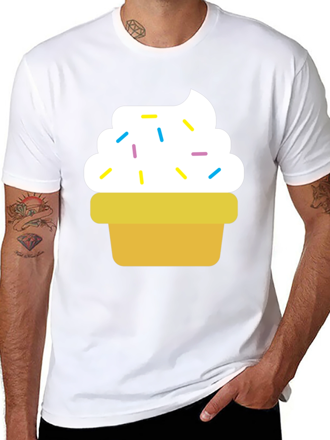 Cupcake Graphic Tee - Sweet Treat Style