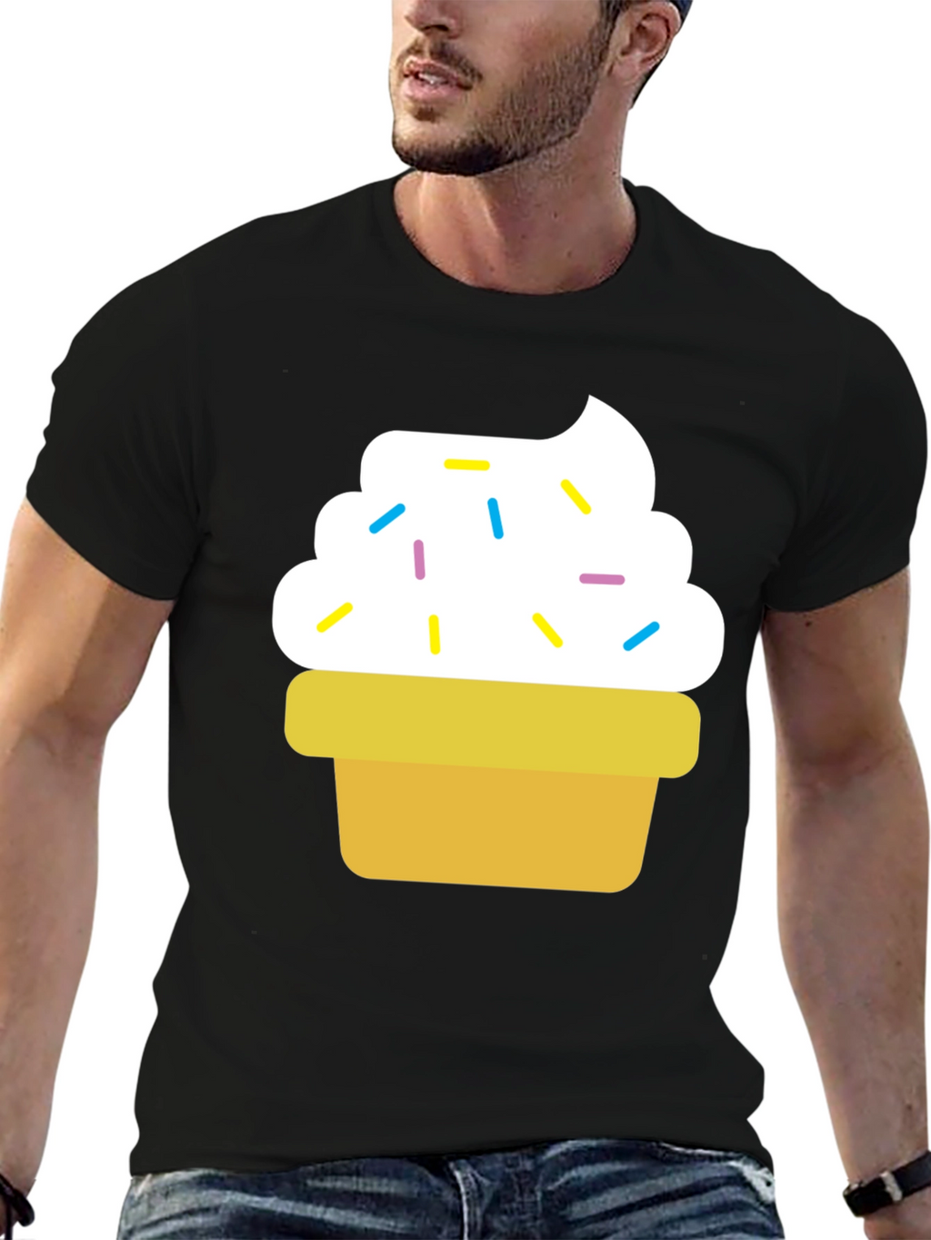 Cupcake Graphic Tee - Sweet Treat Style