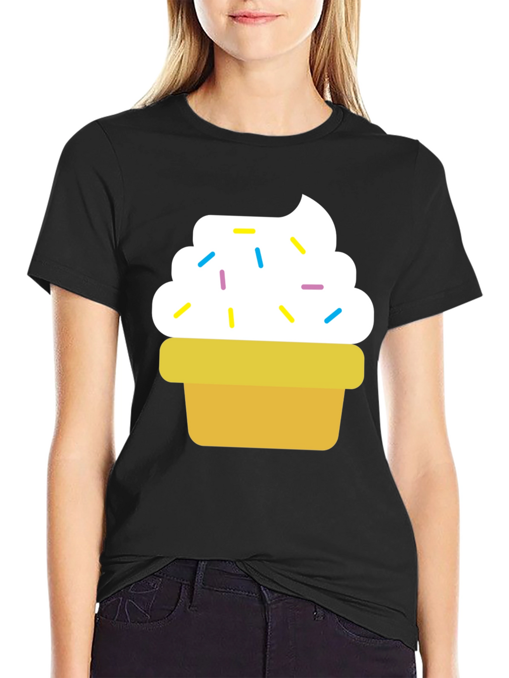 Cupcake Graphic Tee - Sweet Treat Style