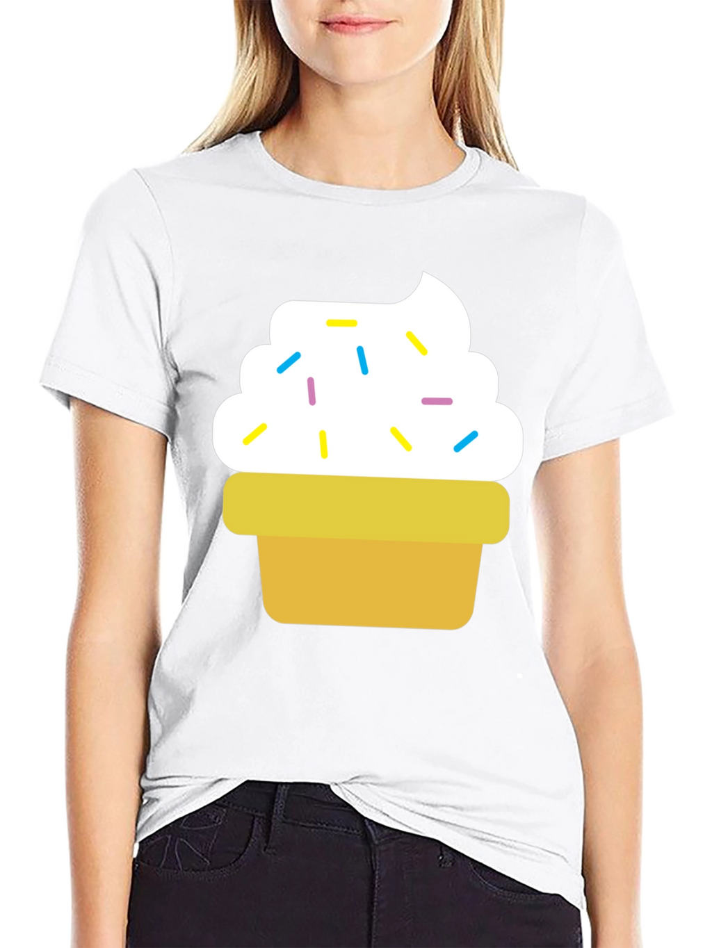 Cupcake Graphic Tee - Sweet Treat Style
