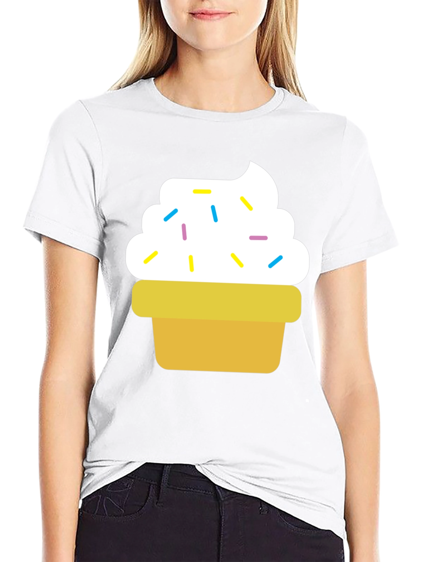 Cupcake Graphic Tee - Sweet Treat Style
