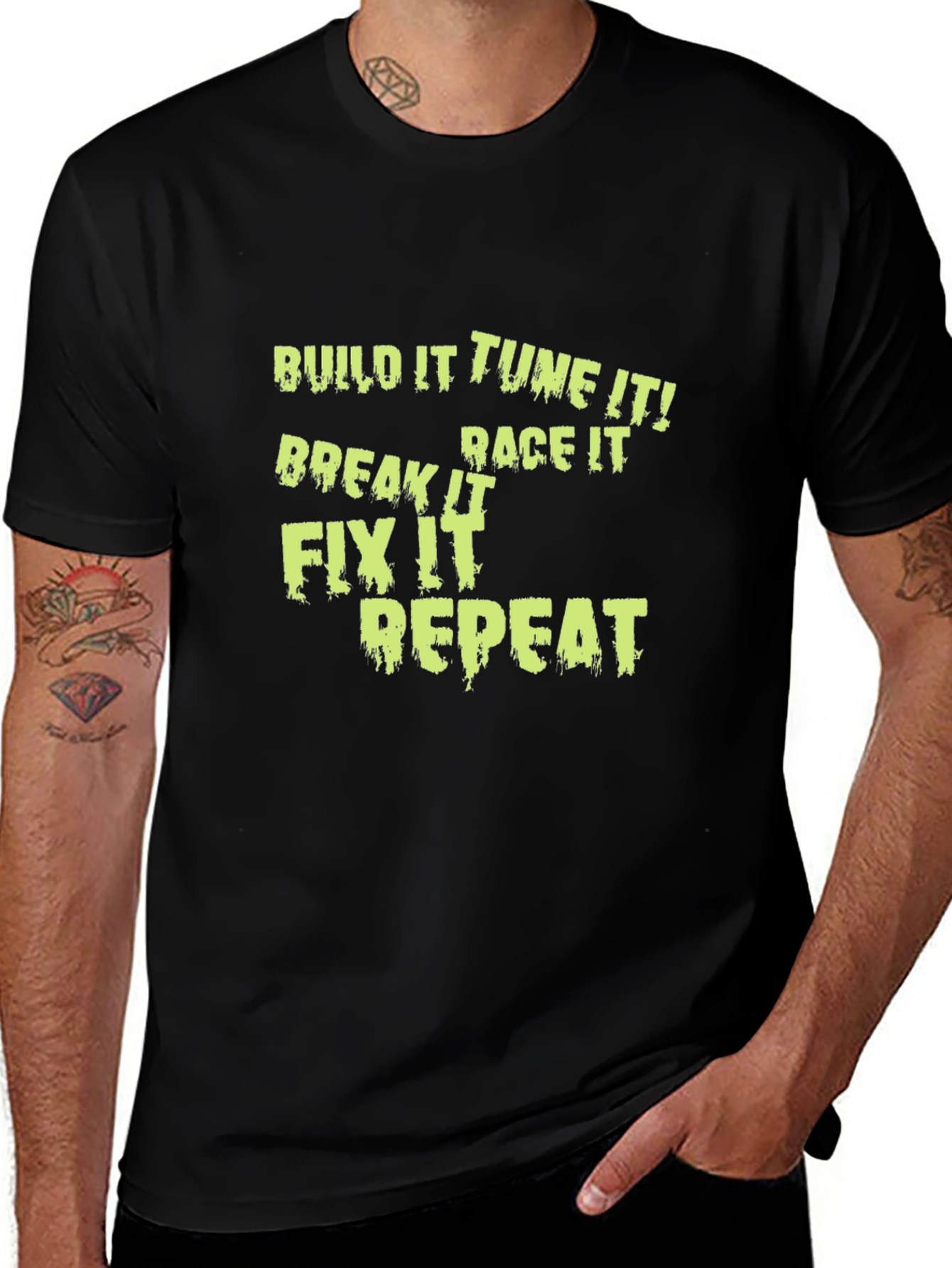 Build Tune Race Repeat T-Shirt