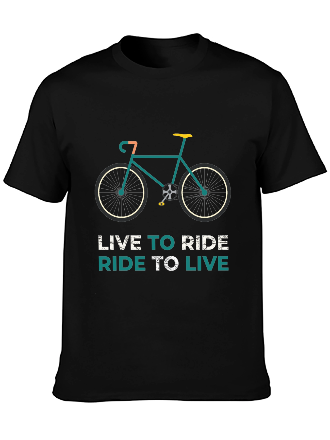 Live to Ride T-Shirt - Cyclist Graphic Tee