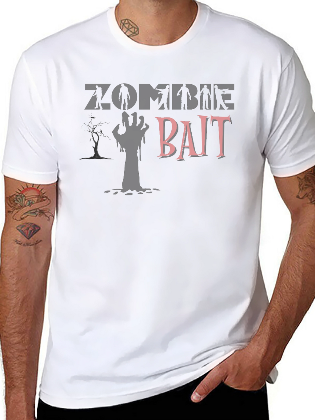 Zombie Bait T-Shirt - Halloween Apparel