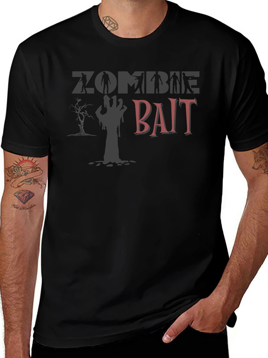 Zombie Bait T-Shirt - Halloween Apparel