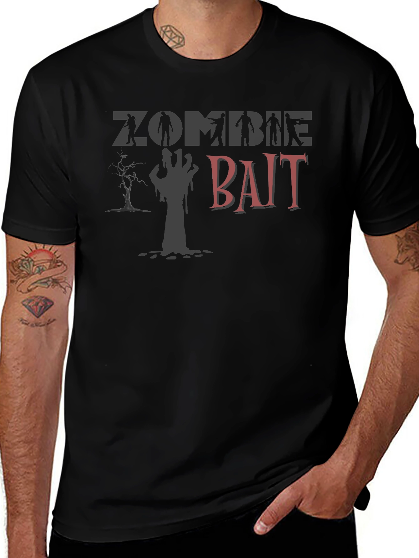 Zombie Bait T-Shirt - Halloween Apparel