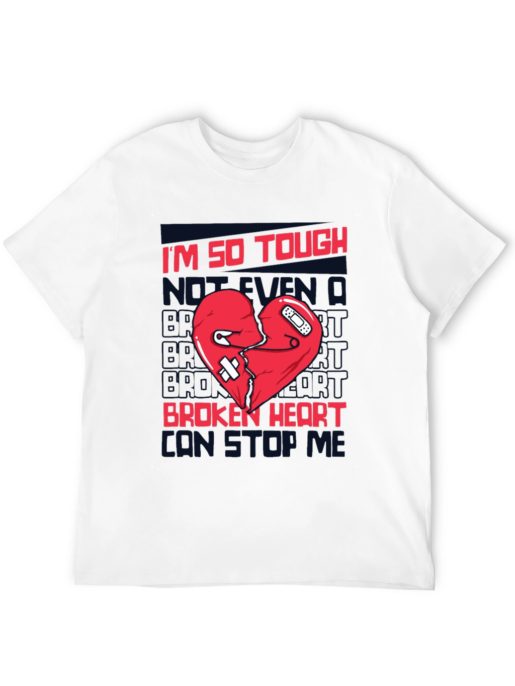 Tough Broken Heart T-Shirt - Black