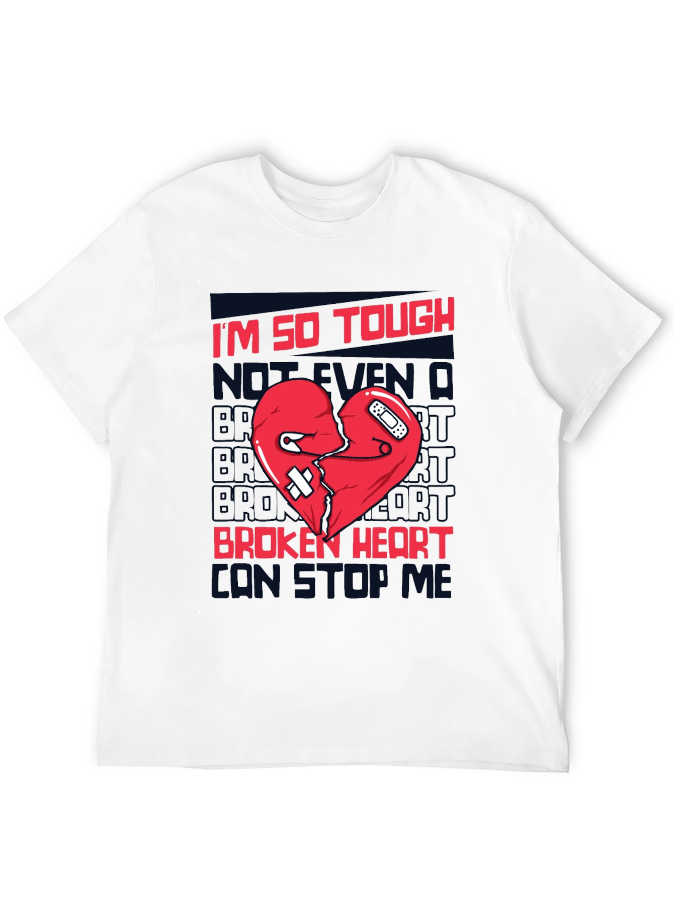 Tough Broken Heart T-Shirt - Black