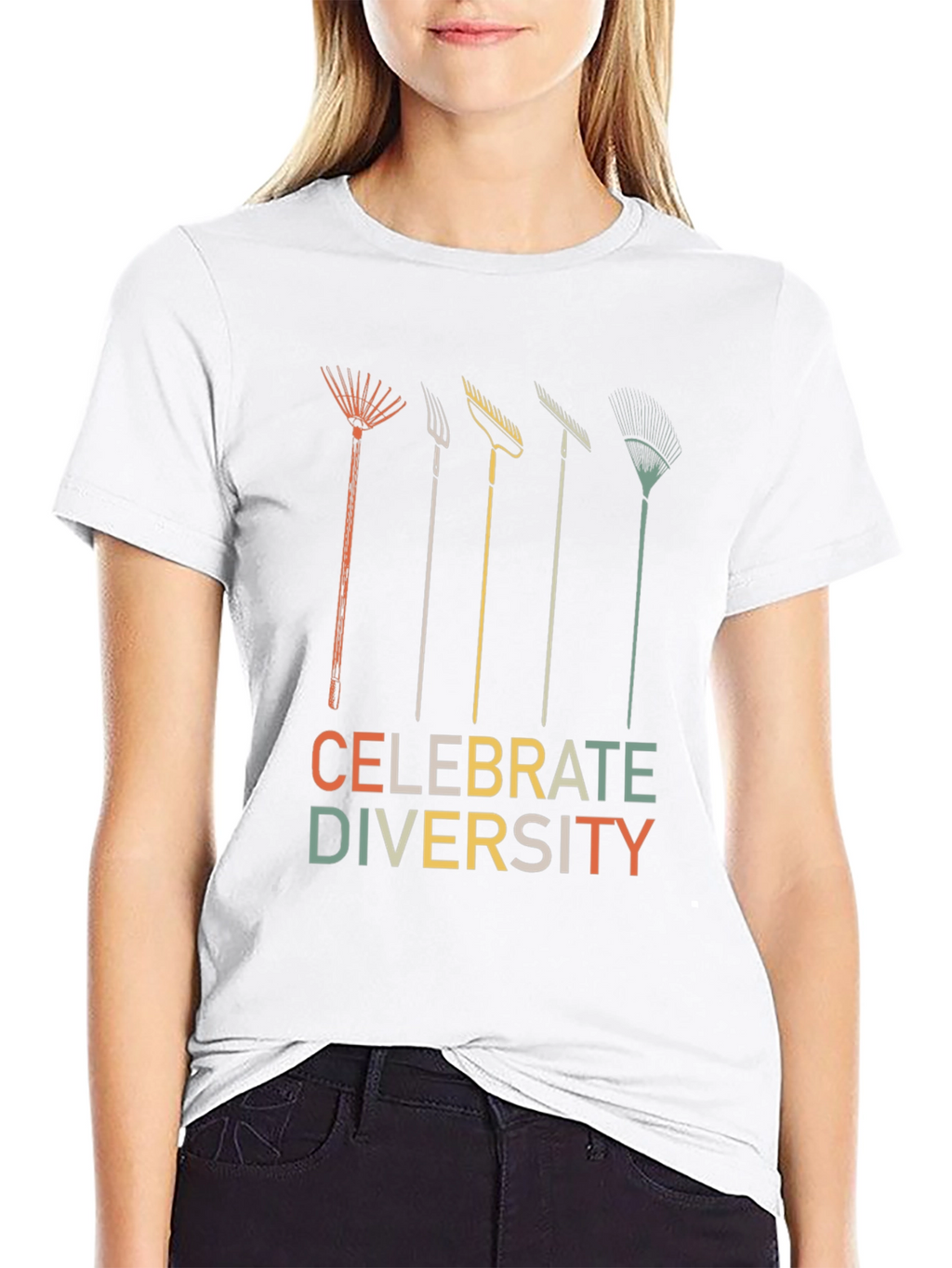 Celebrate Diversity Garden Tool Graphic Tee